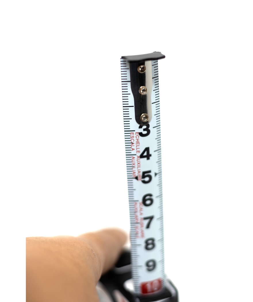 5m, Negro Con Blanco, Alta Visibilidad Medid 7255 Flexometro