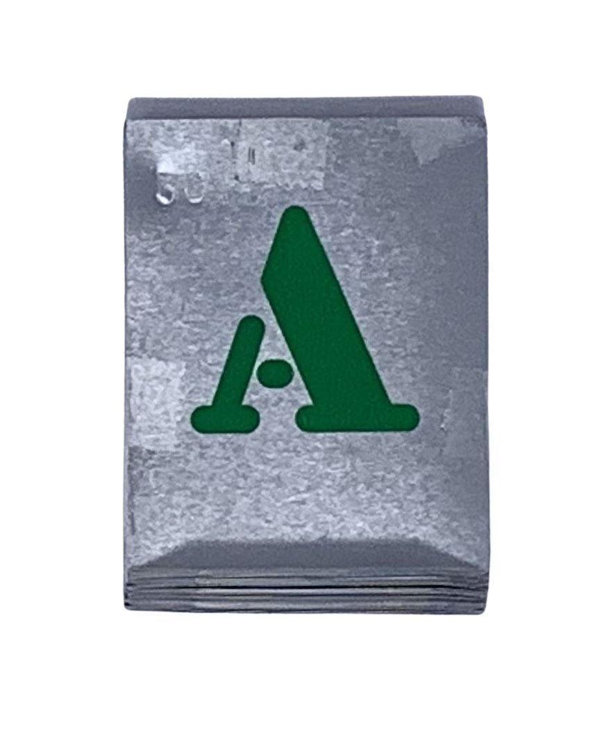 Juego de letras de aluminio