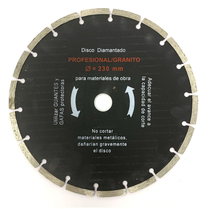 Discos segmentados profesionales - 230 mm